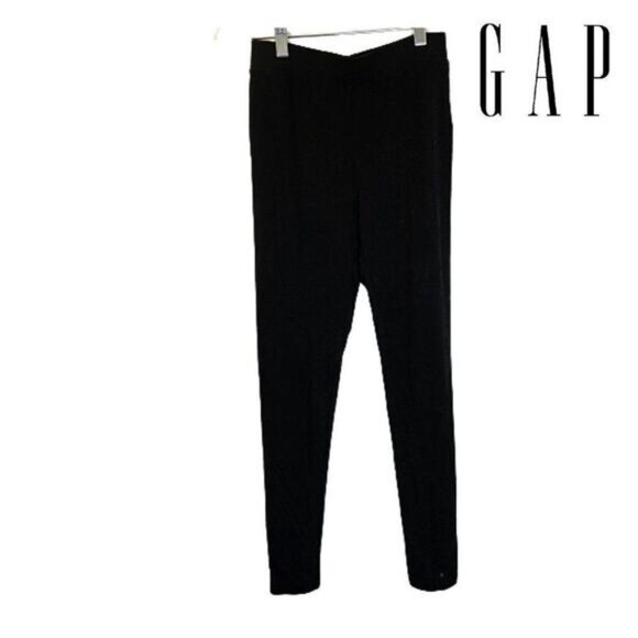 GAP Women's Black Leggings‎ in Stretch Jersey - Picture 3 of 8